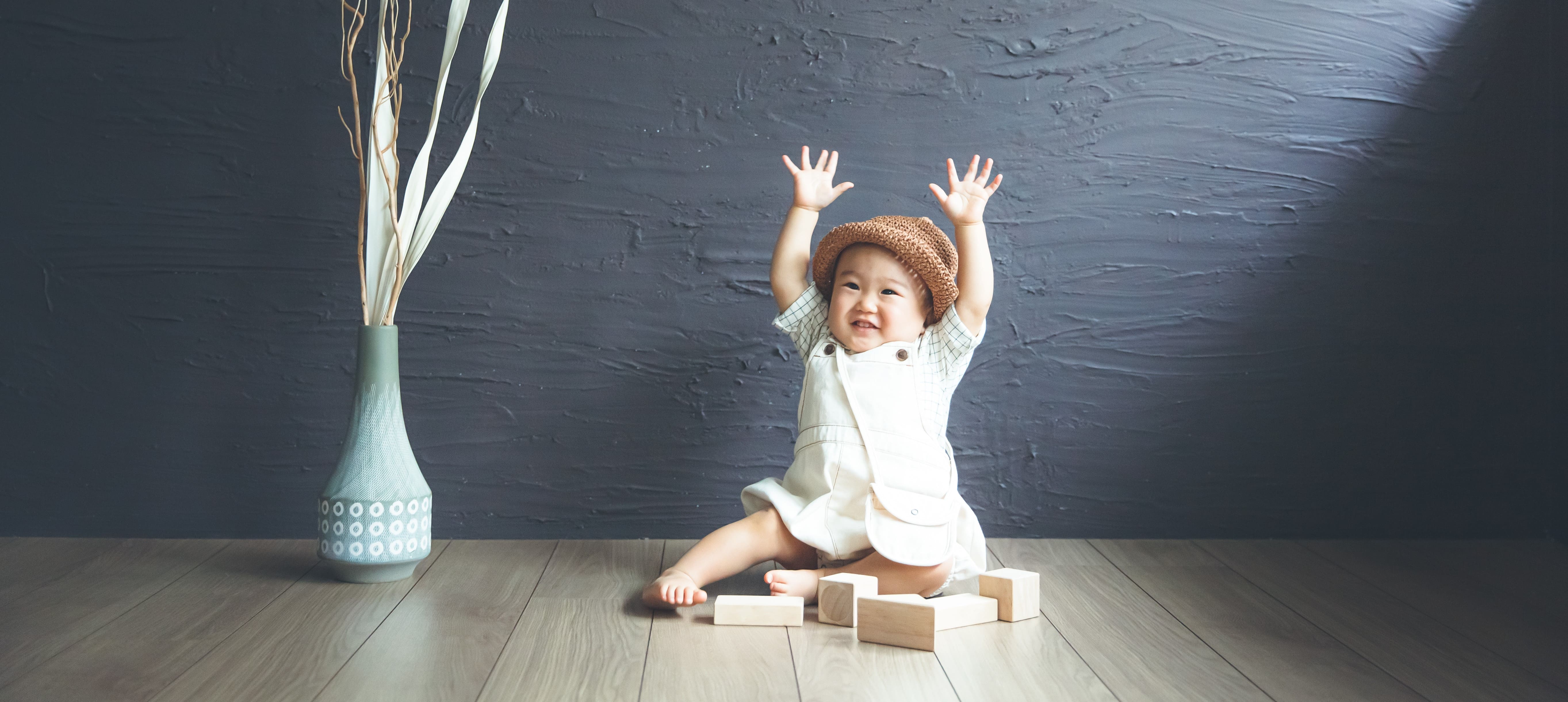かわいい子どもの成長を写真にのこしたい。